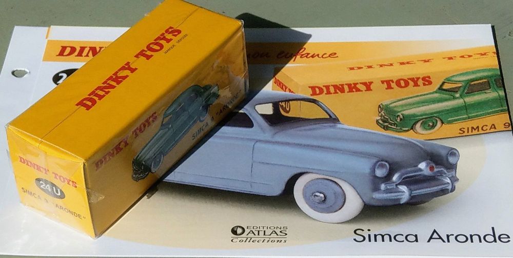 SIMCA 9 ARONDE TAXI DINKY TOYS 24U - ATLAS