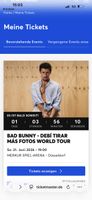 Bad Bunny Debí Tirar Más Fotos World Tour Ticket
