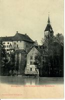 Bremgarten  - altes Schützenhaus mit Spittelturm 1907
