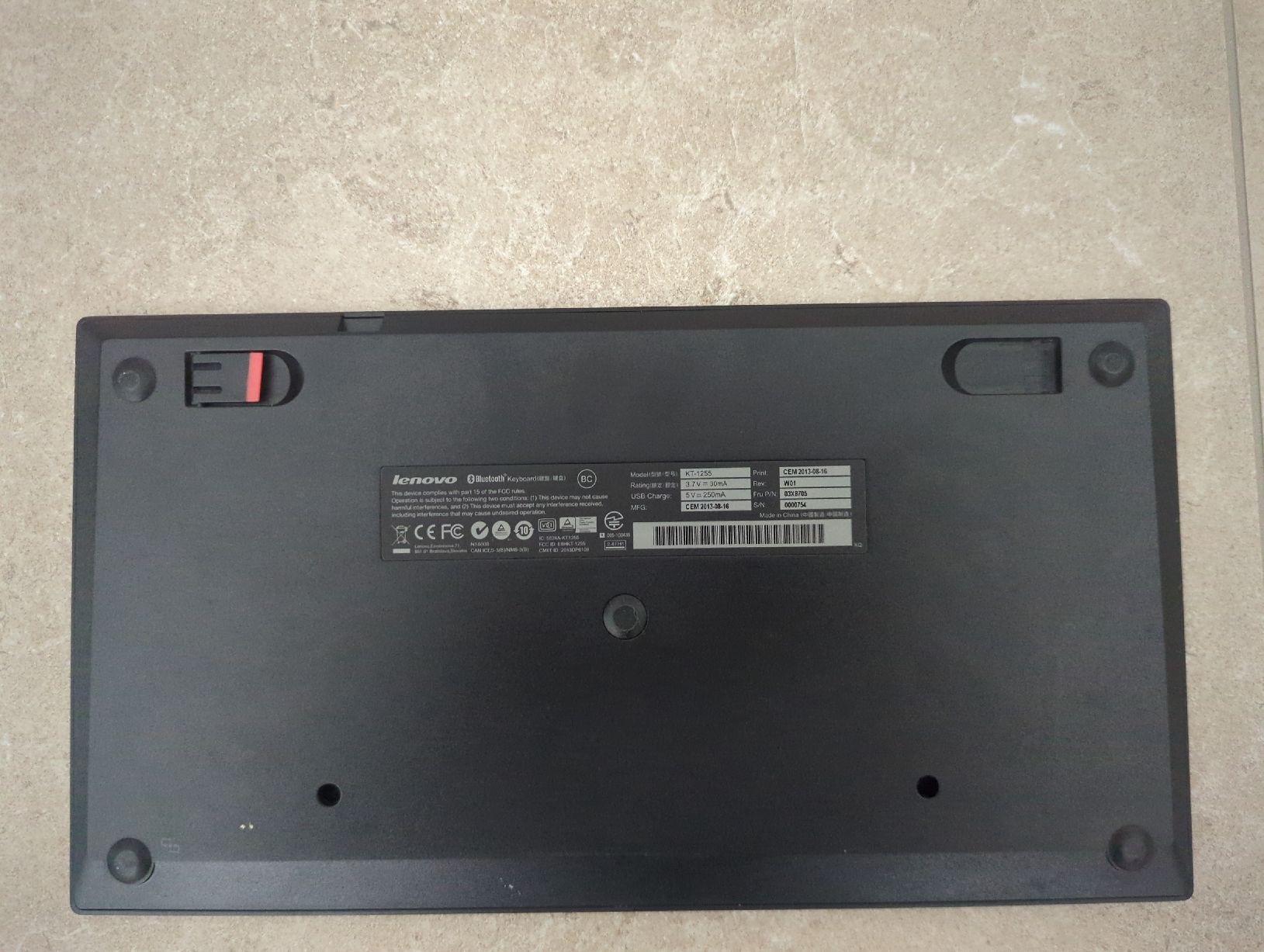 Lenovo Tastaturen: Lenovo Bluetooth Keyboard KT-1255 – Gebraucht aus Domat/Ems von krzydom 2