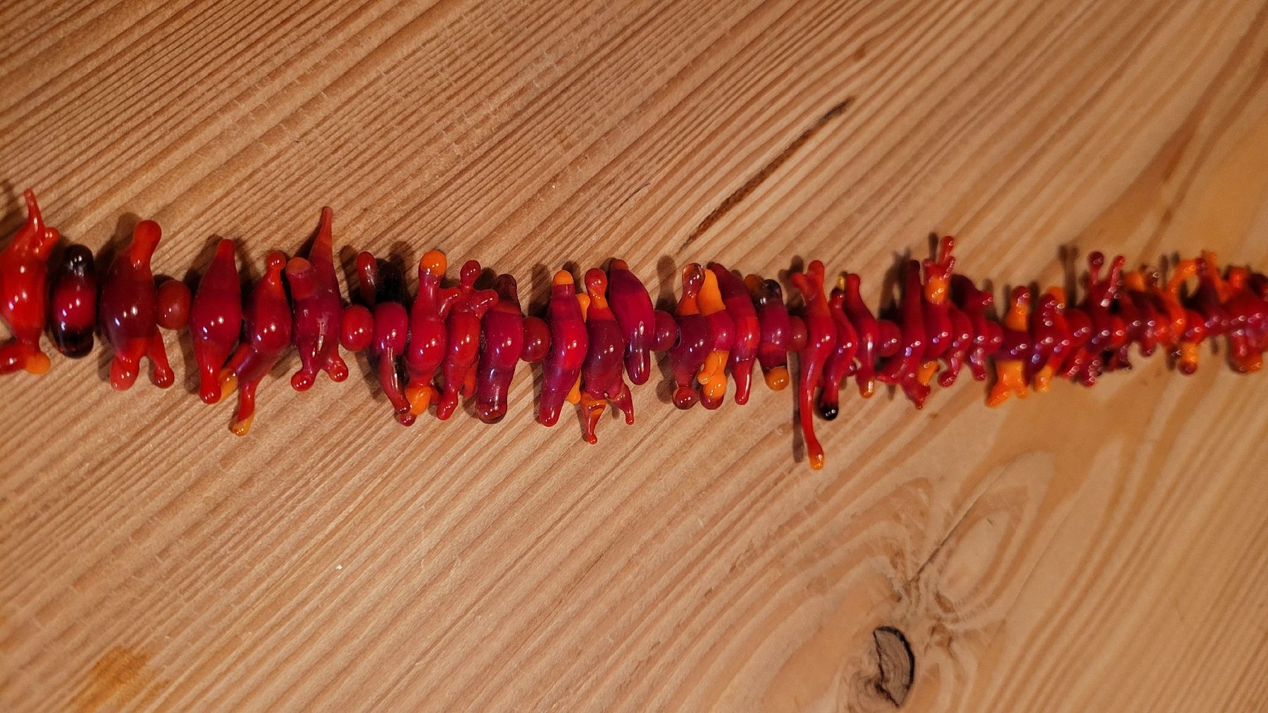 Catenine: Rote Glaskette – Usato da Gams venduto da kat_lg5l 2