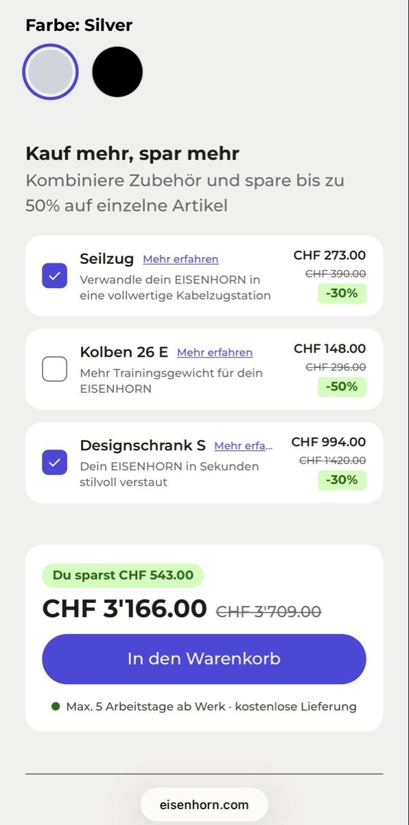Eisenhorn Hometrainer: Eisenhorn S Kraftstation – Neu (gemäss Beschreibung) aus Schlieren von Anteee 9
