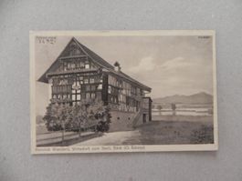 Karte Bäch Bezirk Höfe Kanton Schwyz 1922 Wirtschaft Seeli