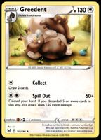 Pokémon Greedent 151/196  Rare SWSH11 Lost Origin