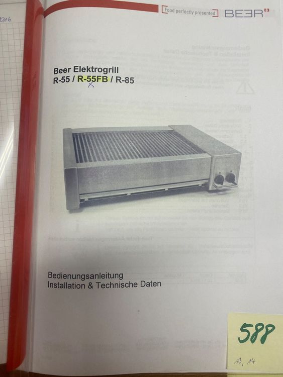 Beer Grill  R 55 FB Gastro Elektro Swissmade-588 5