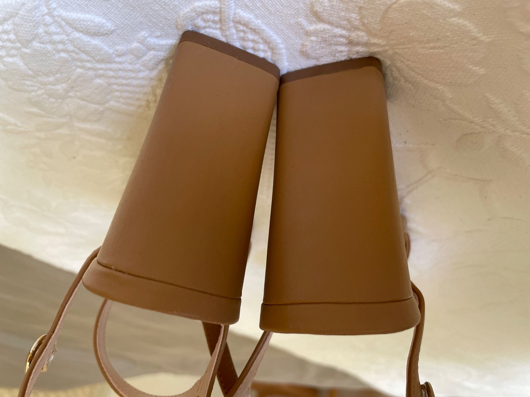 Mango Damenschuhe: Pumps / Sandalen von Mango Gr. 39 - beige – Neu (gemäss Beschreibung) aus Birsfelden von Nic21 5