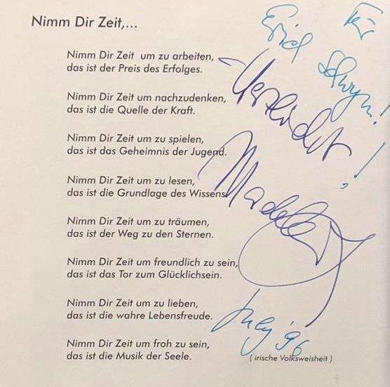 CD: Madeleine Lienhard - Nimm dir Zeit ... – Usato da Grüningen venduto da azulgris 2