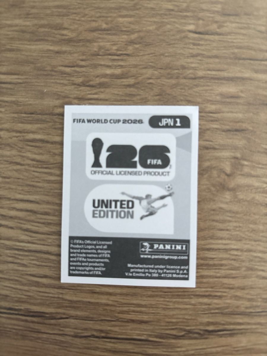 Panini Carte collezionabili: Panini Fifa WM 2026, JPN1 – Nuovo (secondo la descrizione) da Niederwil AG venduto da pat_l6fn 1