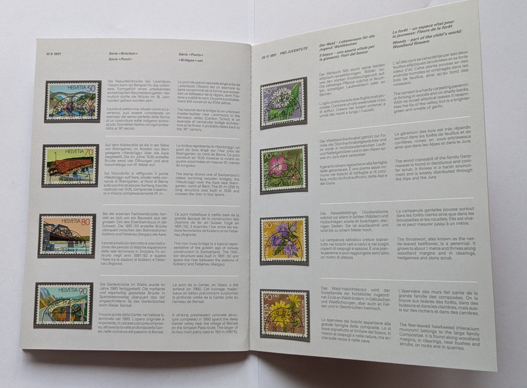 Tutti i francobolli: PTT Carnet de timbres 1991 – Nuovo (secondo la descrizione) da Estévenens venduto da Rockingirl 3
