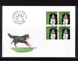 2007 FDC 4er Berner Sennenhund  aus ABO