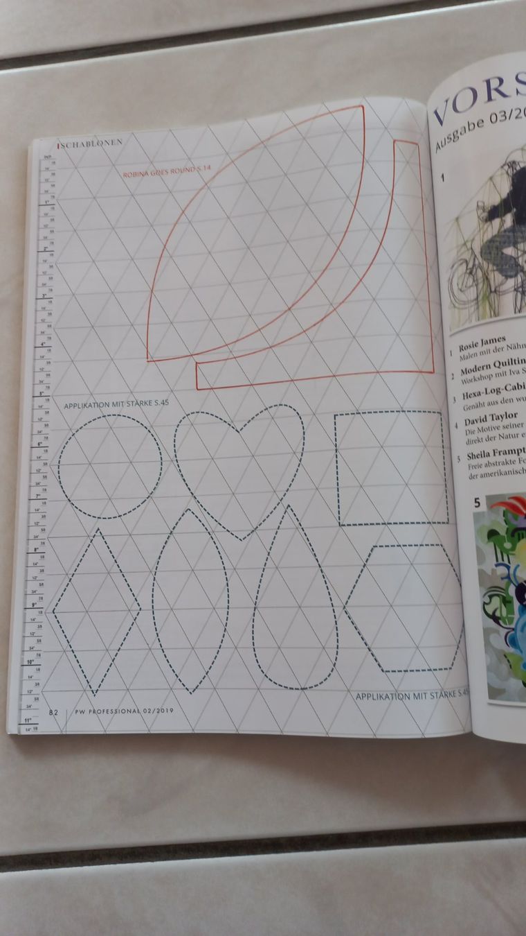 Riviste & Magazine: 1 Patchwork Professional Magazin 02/2019 – Usato da Winistorf venduto da acreativ4 1