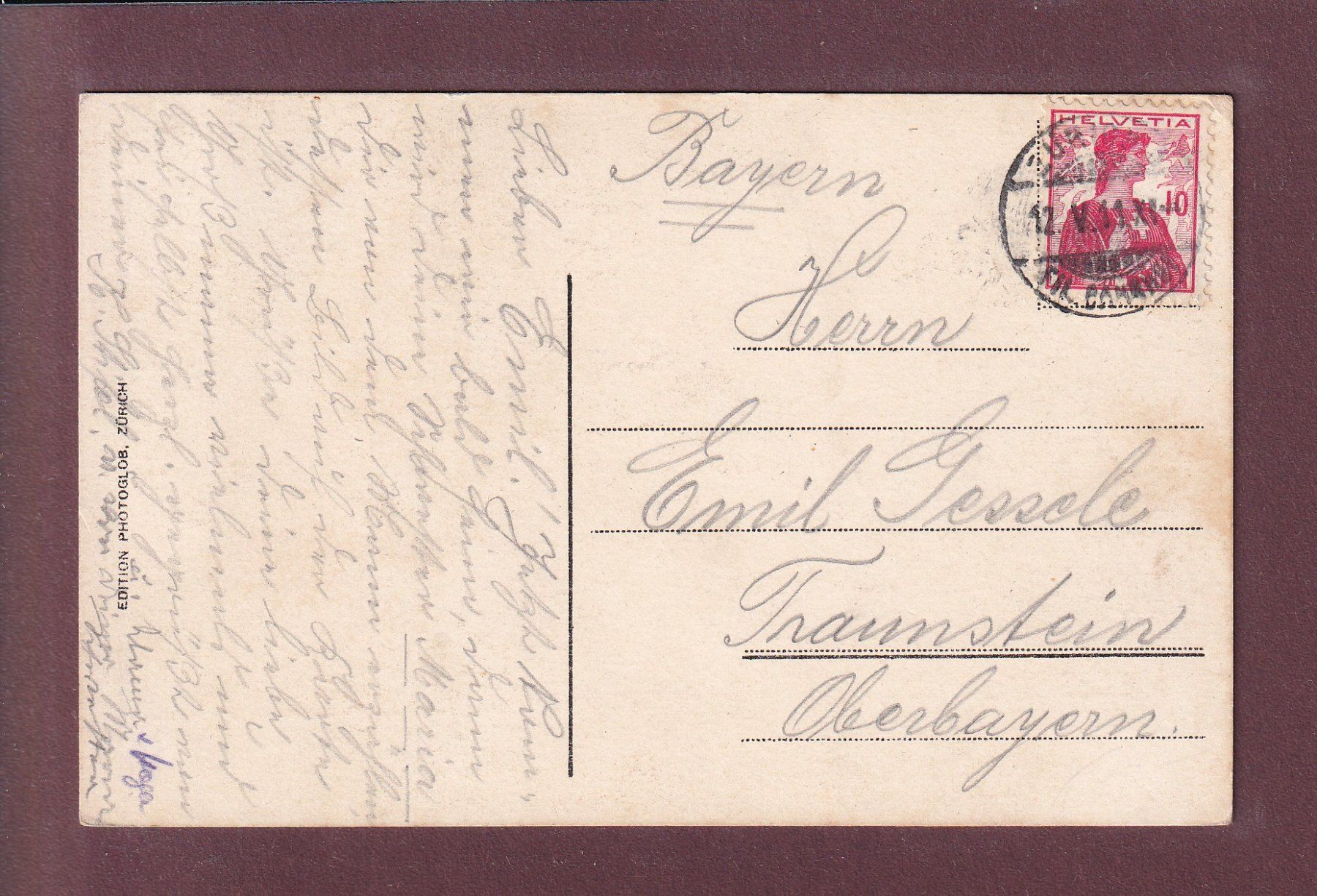 Cartes postales: ALTDORF - Telldenkmal - 1911 – D'occasion à Pully par nicecards 1