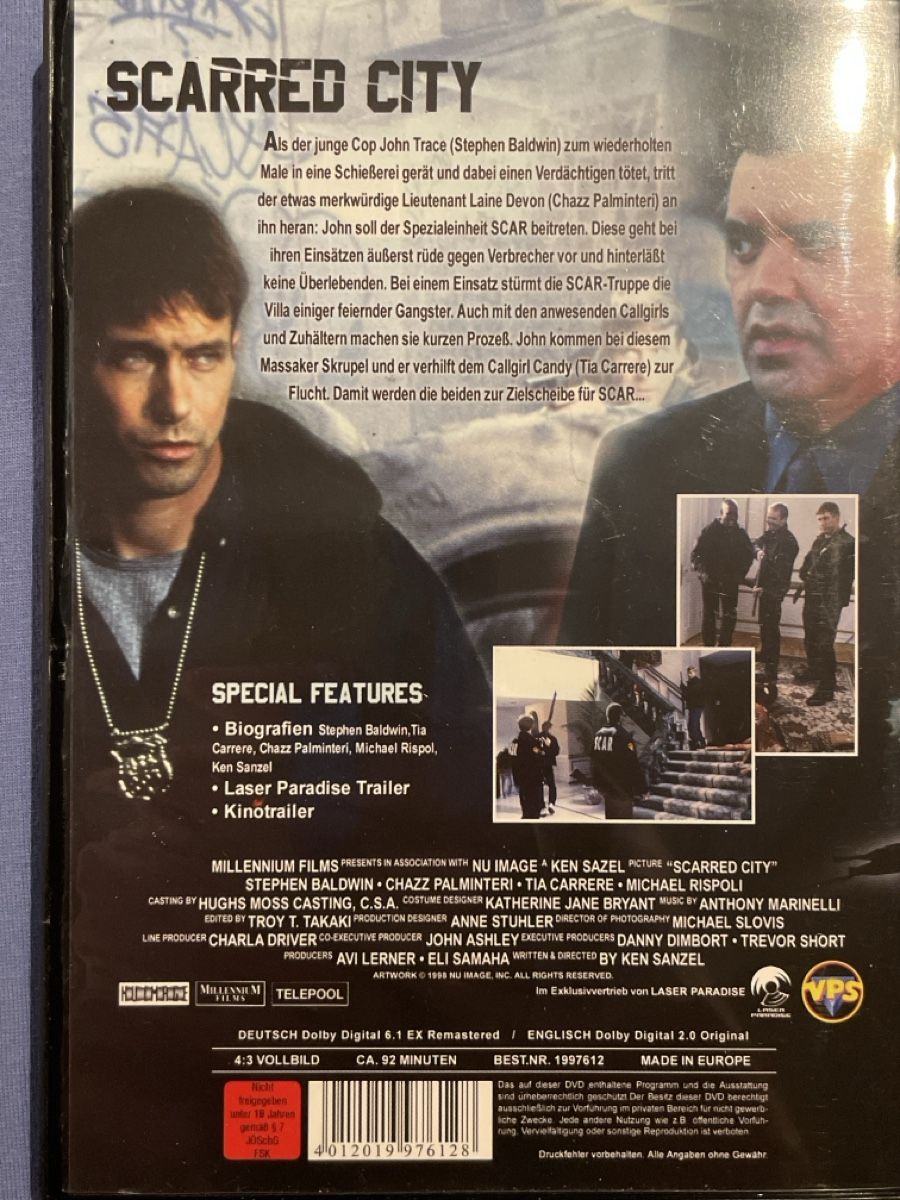Tutti i DVDs: Scarred City (1998) – Usato da Waldenburg venduto da Mimily33 1