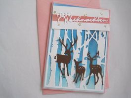 Weihnachtskarte  handgemacht