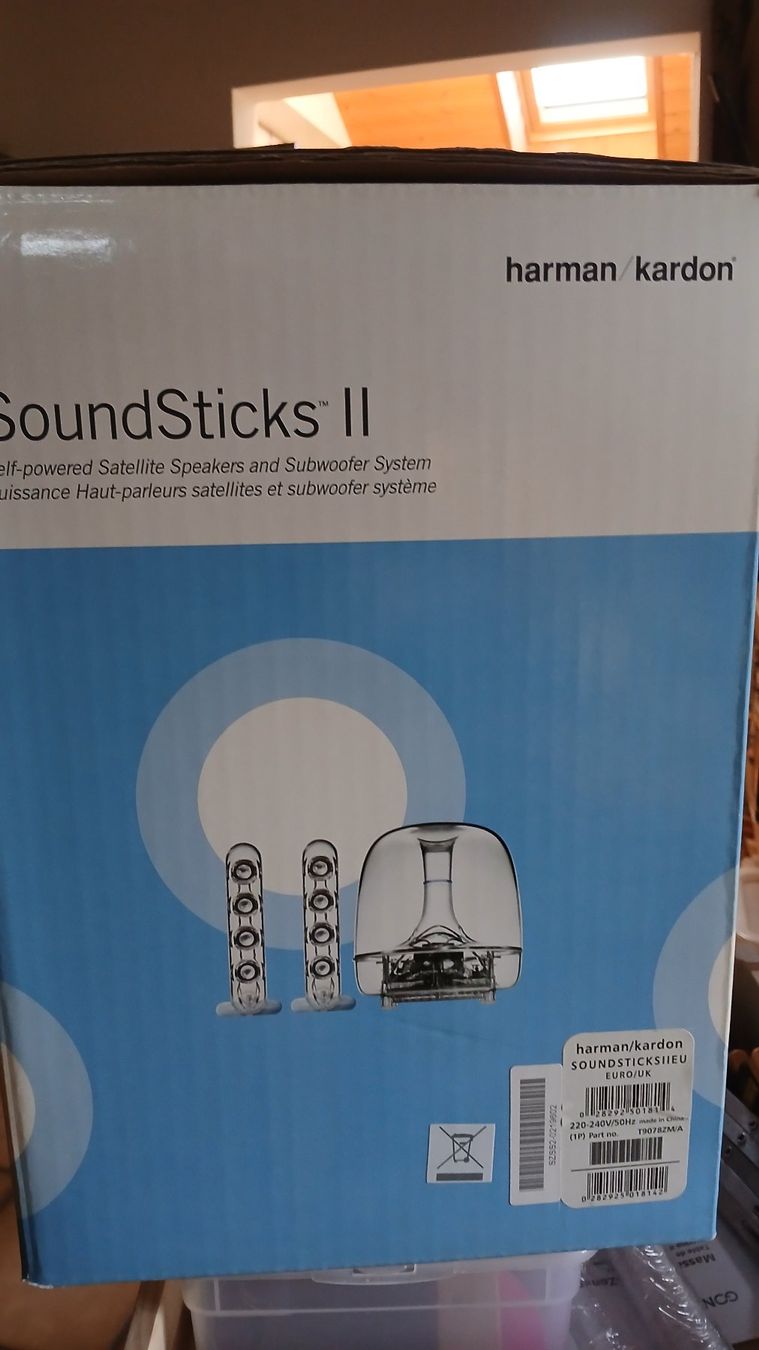 Harman-Kardon Multimediaplayer & Streamer: Harman Kardon SoundSticks II Lautsprecher-System CH-Version – Neu und originalverpackt aus Seewen SO von Shami0 1
