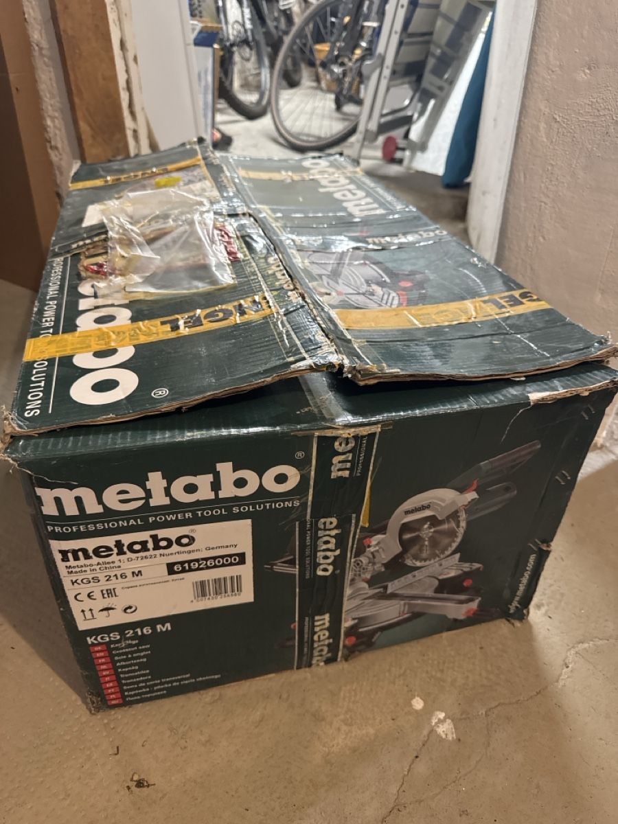 Metabo Seghe: Metabo KGS 216 M – Usato da Nidau venduto da Lazer