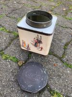Dose antike Villars Cafe Büchse Schweizer Trachten