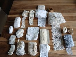 Mixed Lace Assortment Various Widths and Styles