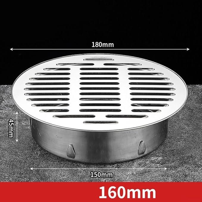 Griglie e Inferriate: Grille de sol rond en acier inoxydable – Nuovo (secondo la descrizione) da Genève venduto da jpcardinaux 1