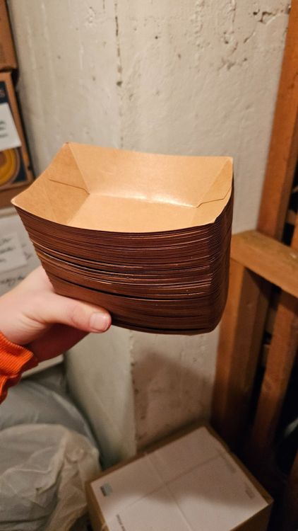 Pommes Schale - Einweg - Schälchen - Karton | Kaufen auf Ricardo