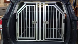 Chien double caisse de transport Schmidt (Haut de gamme)