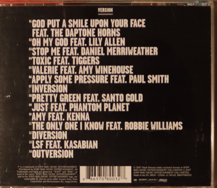 CDs: Mark Ronson – Version – D'occasion à Luzern par CONTENTI 2