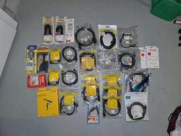 Kabelpaket/Kabel Lot div. HDMI USB Datenkabel etc. OVP