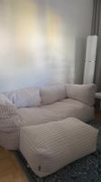 2-Sitzer Albert Sitzsacksofa inkl. Sitzhocker