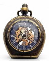 Taschenuhr skelettiert, mechanisch