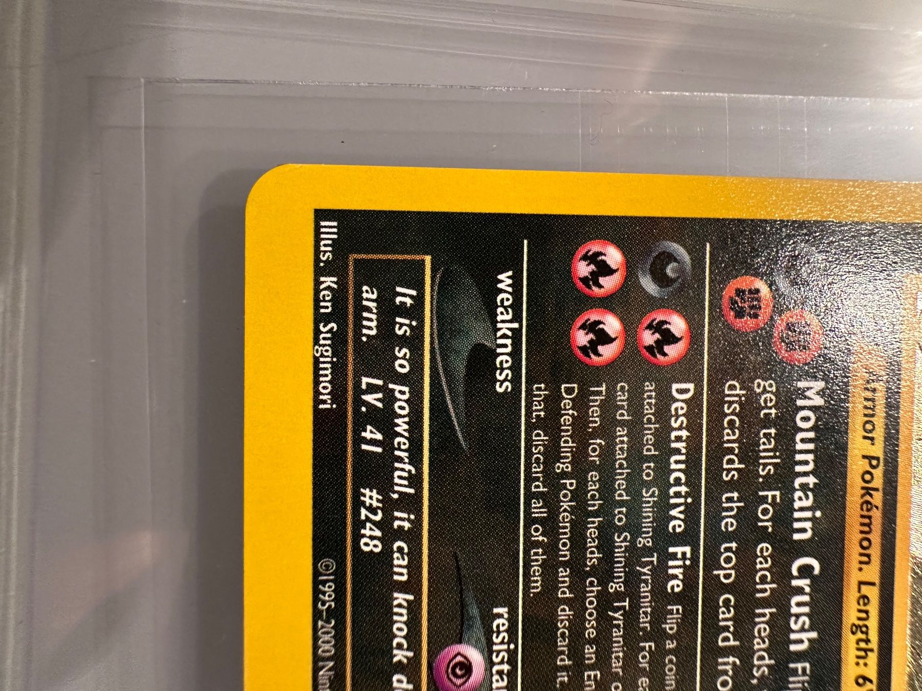 Pokémon Carte collezionabili: 1ed Tyranitar Despotar Shining Holo – Usato da St. Gallen venduto da Alainm2 4