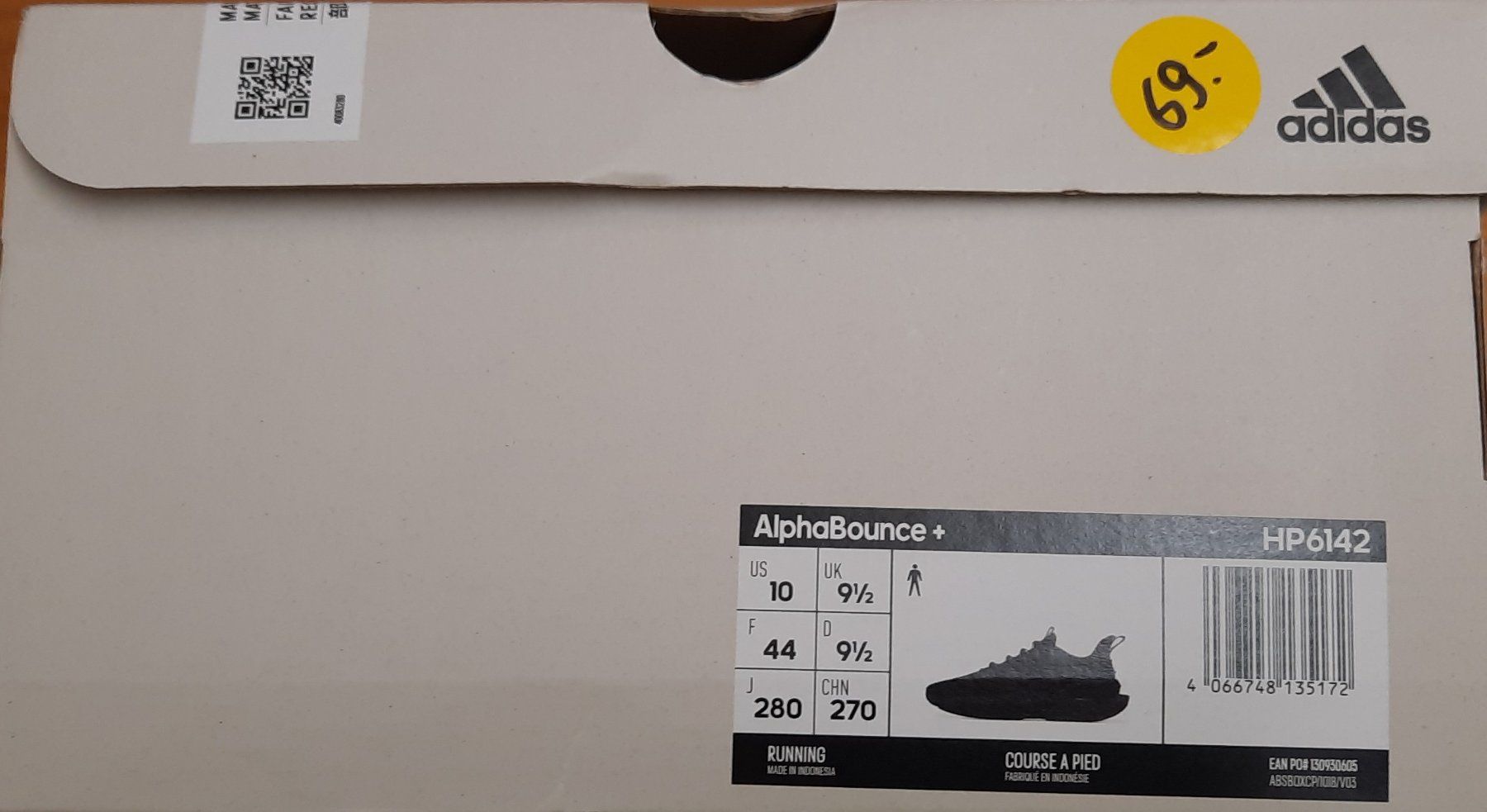 Adidas Herrenschuhe: ADIDAS ALPHABOUNCE+ Cloudfoam HP 6142 Running Gr. 44 – Neu und originalverpackt aus Seuzach von VT-Collections1 9