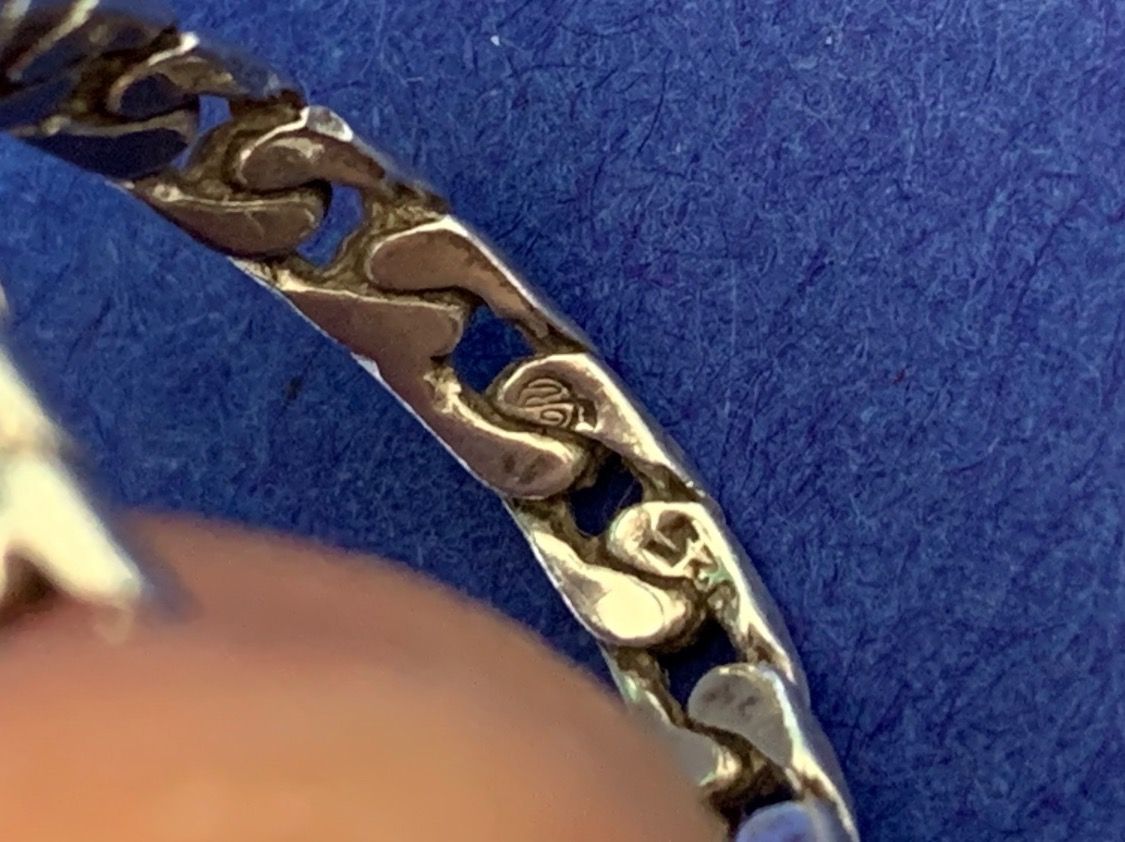 Anelli: Panzerkettenring silber (58) – Usato da Laufen venduto da Bellebellezza 6