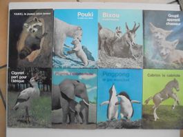 collection " VERA " 8 livres sur les animaux années 60