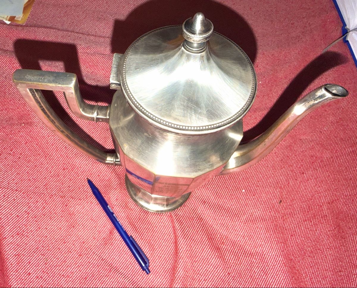 Teekannen: Vintage ART DECO Teekanne versilbert – Gebraucht aus Seewen SZ von feu_9nvh 1