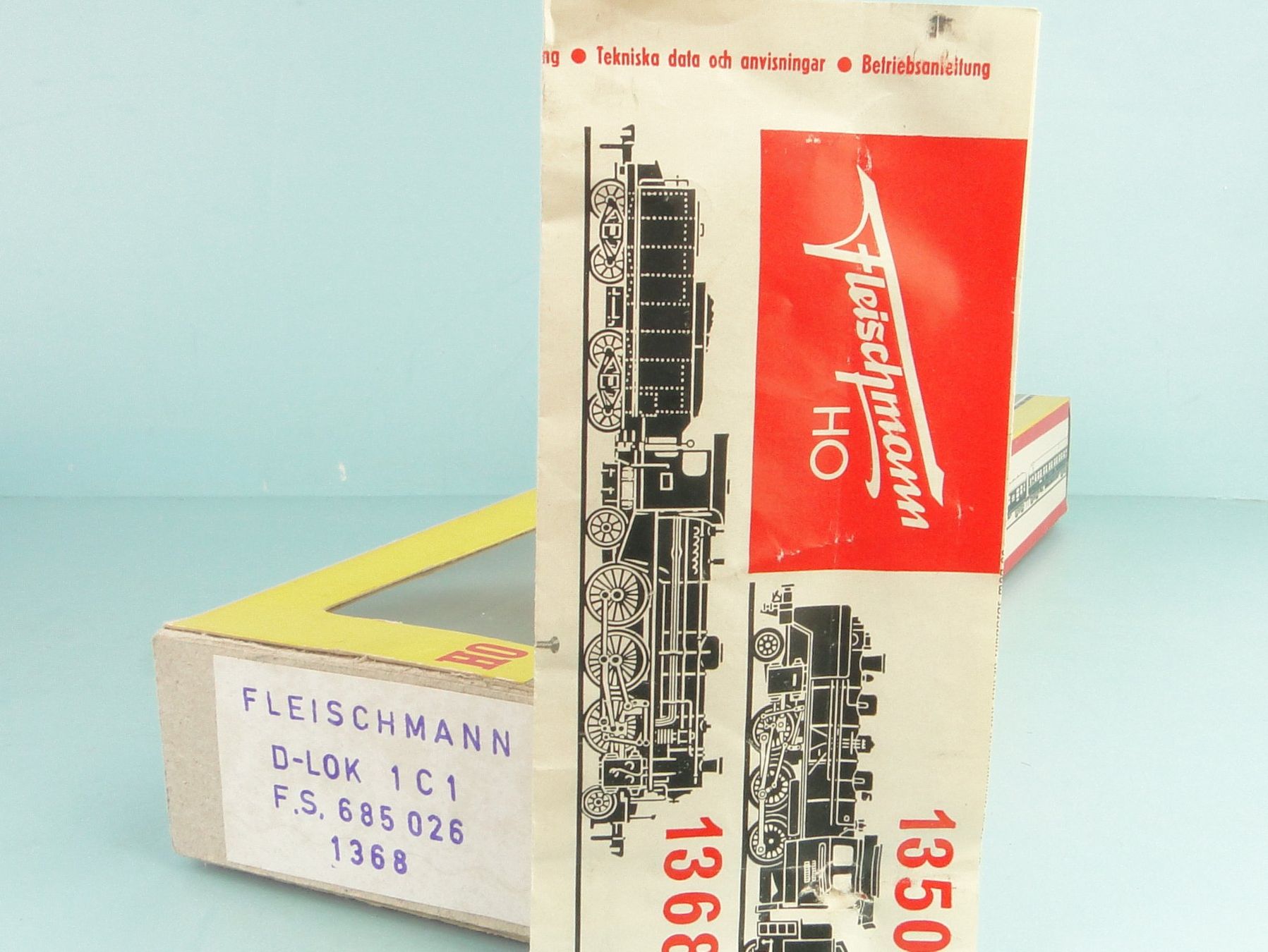 Fleischmann Modellini di ferrovie: Fleischmann 1368 Schlepptenderlok FS – Usato da Bülach venduto da cann11 9