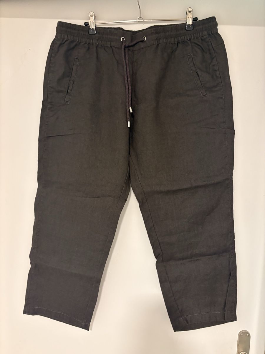 Guinzagli & Collari: Artime Leinenhose, dunkelbraun, Grösse 40 – Usato da Worb venduto da glu_m75x