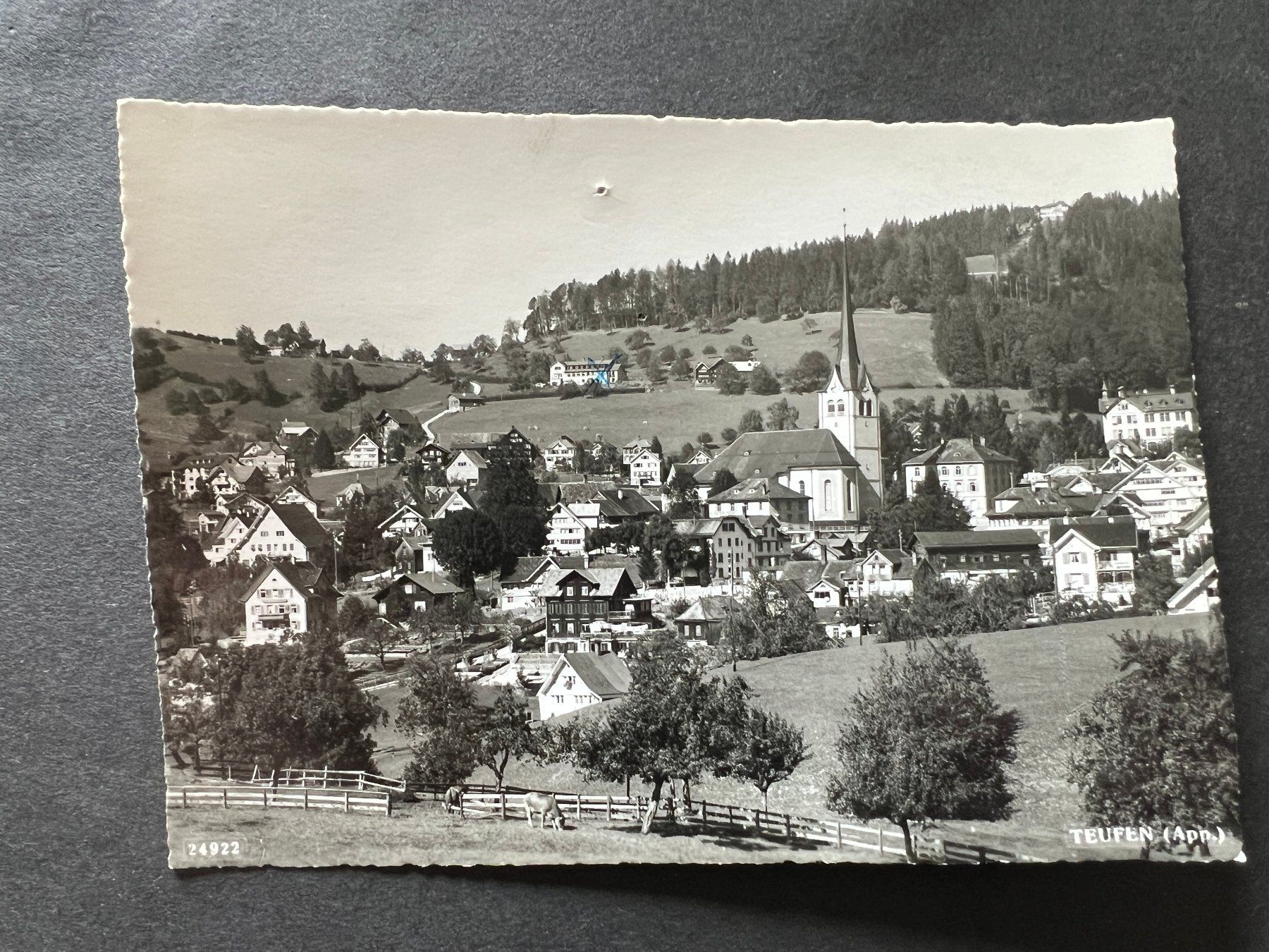 Ansichtskarten: Ansichtskarte Teufen1959  (M182) – Gebraucht aus Hinwil von Sidi4