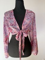 Bohobluse aus Kunstseide