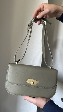 Echtes Leder! Moncrief Lara Tasche – Khaki – Neu