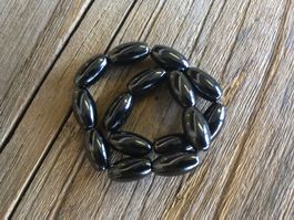 MAGNETIT ARMBAND  GRÖSSE 17cm  DATTELN 12 x 6mm