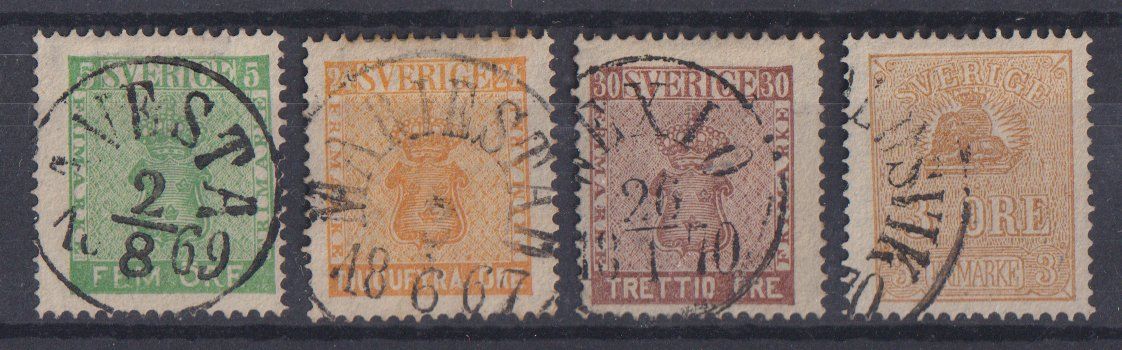 Tous les timbres: Schweden Klassik: 4 Werte – D'occasion à Eschlikon TG par PhilCon