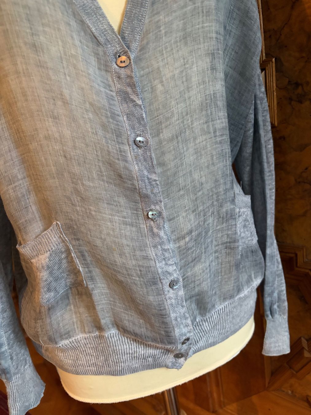 Nile Giacche: NILE ATELIER Jacke Größe M   100 % Leinen – Usato da Interlaken venduto da Bona55 2