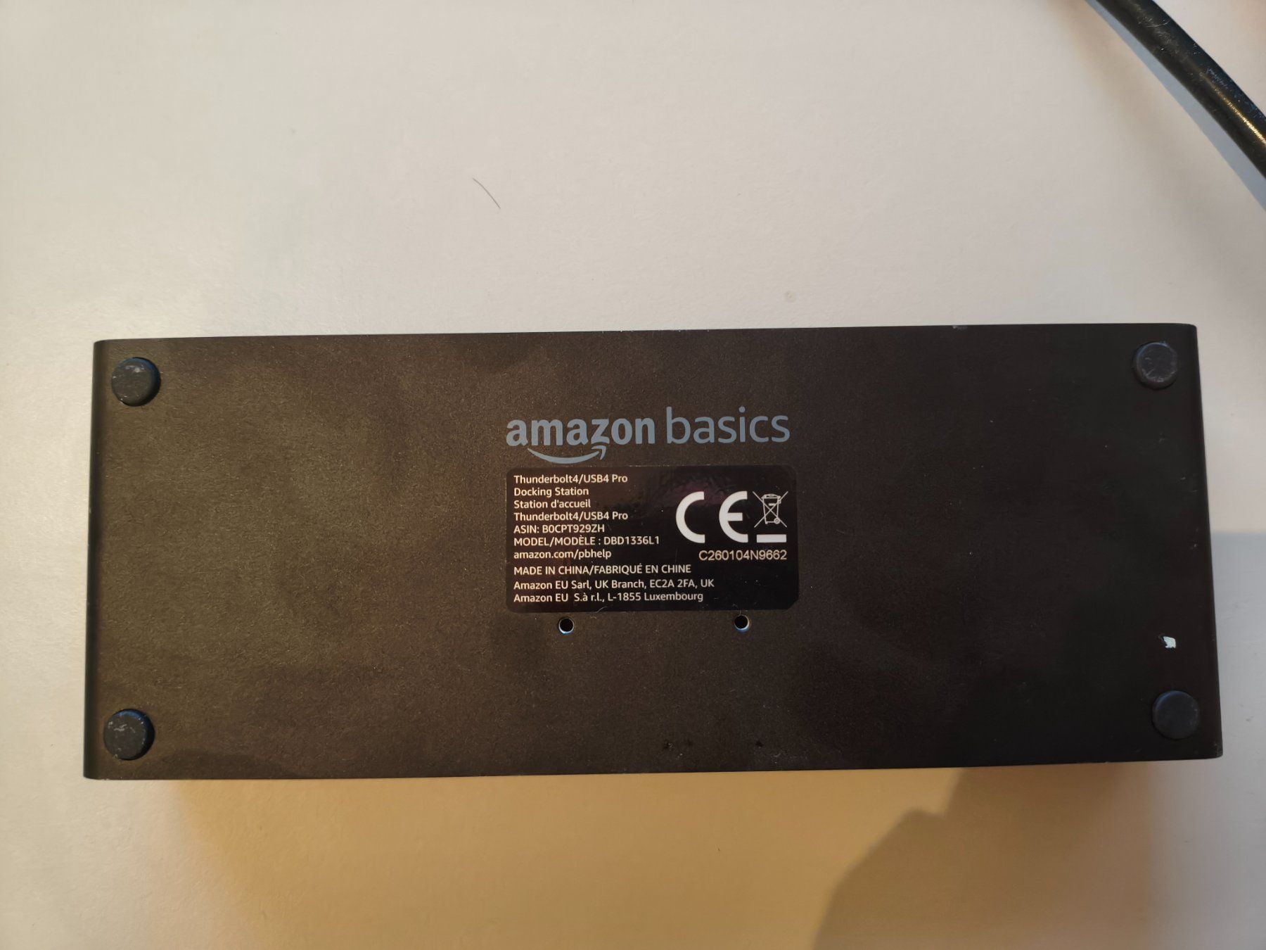 Docking station: Amazon Basics Thunderbolt 4 Dockingstation mit Garantie – D'occasion à Uerikon par TechKing 2