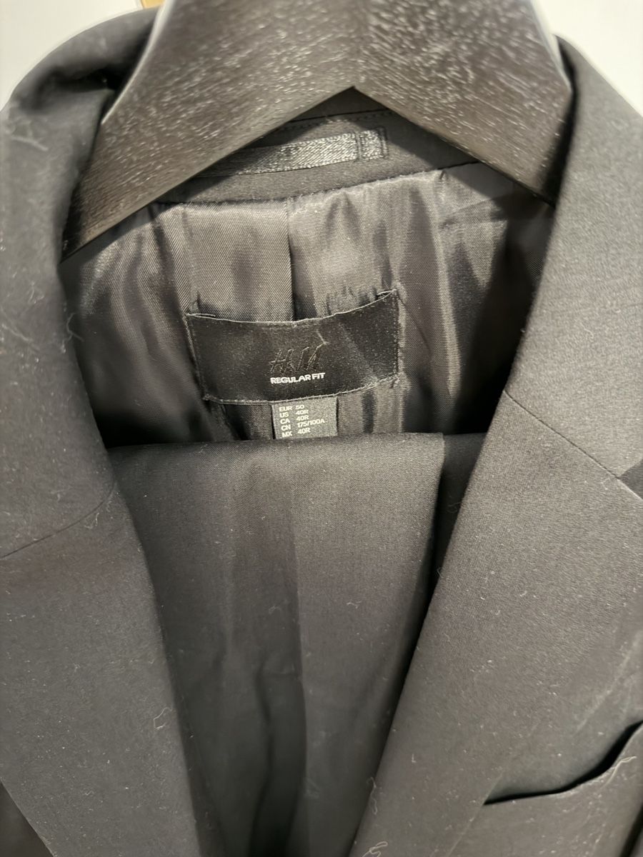 H&M Completi: Schwarzer Herren SET Anzug von H&M, Grösse 50 – Usato da Susten venduto da AMAZE 1
