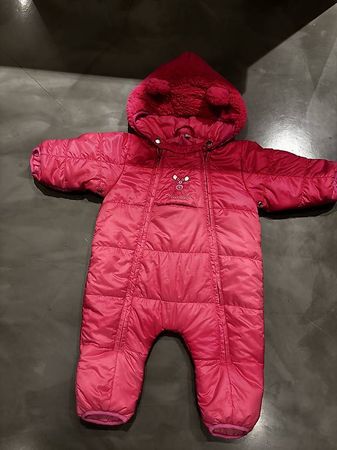 Combinaison hiver bébé 6 mois - Poivre blanc