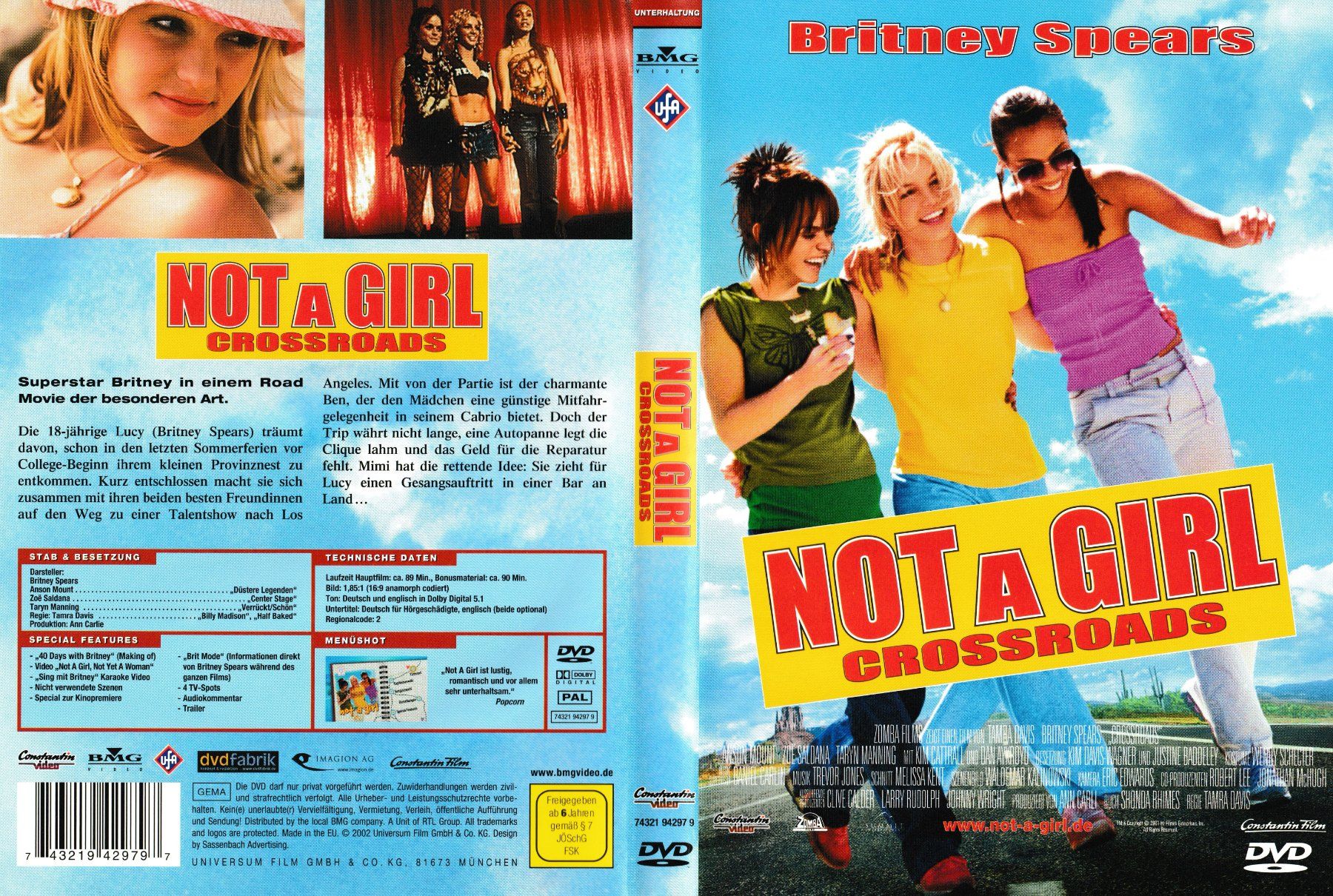 Tutti i DVDs: DVD - Not a Girl - Crossroads – Usato da Langnau am Albis venduto da MediaRescuerKeLoX