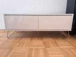 TV Stand White / TV Möbel Lowboard Weiss