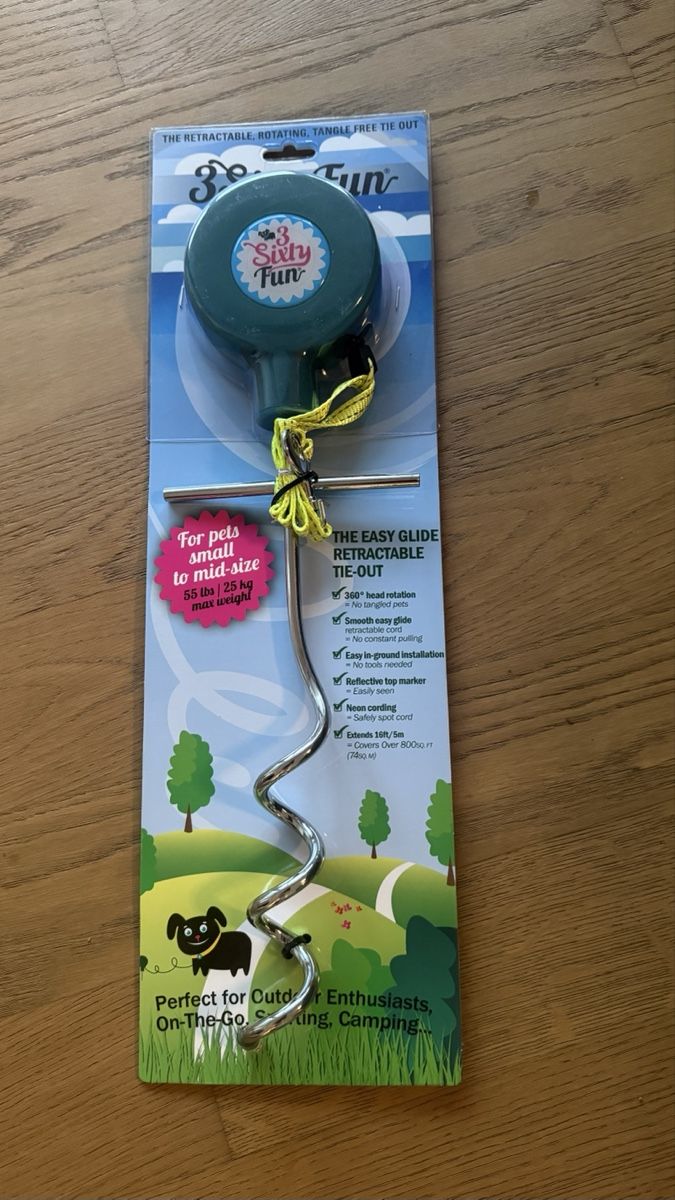 Leine & Halsband: Hundeleine 5 m mit Erdhaken 3SixtyFun Camping  – Neu und originalverpackt aus Chur von upsidedown85