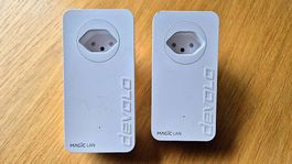 Kit CPL Devolo Magic 2 LAN, 4 ports Ethernet, prises suisses
