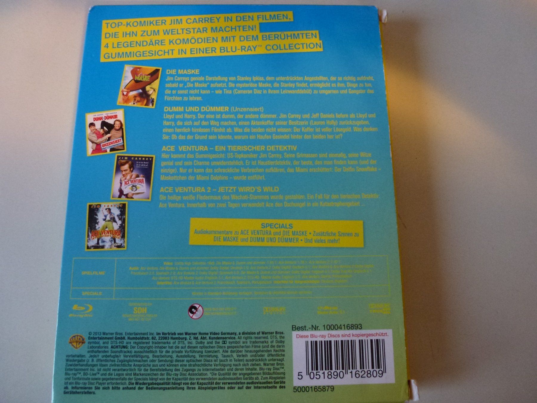 Alle DVDs: Jim Carrey Collection (4-Blu-Rays) – Neu (gemäss Beschreibung) aus Bern von Frebo 1
